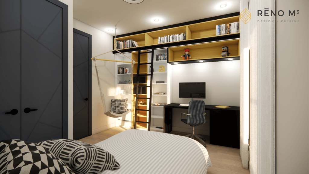 Immersive 3D Architectural Transformation – Major Duplex Expansion into a Single-Family Home in Villeray, Montreal