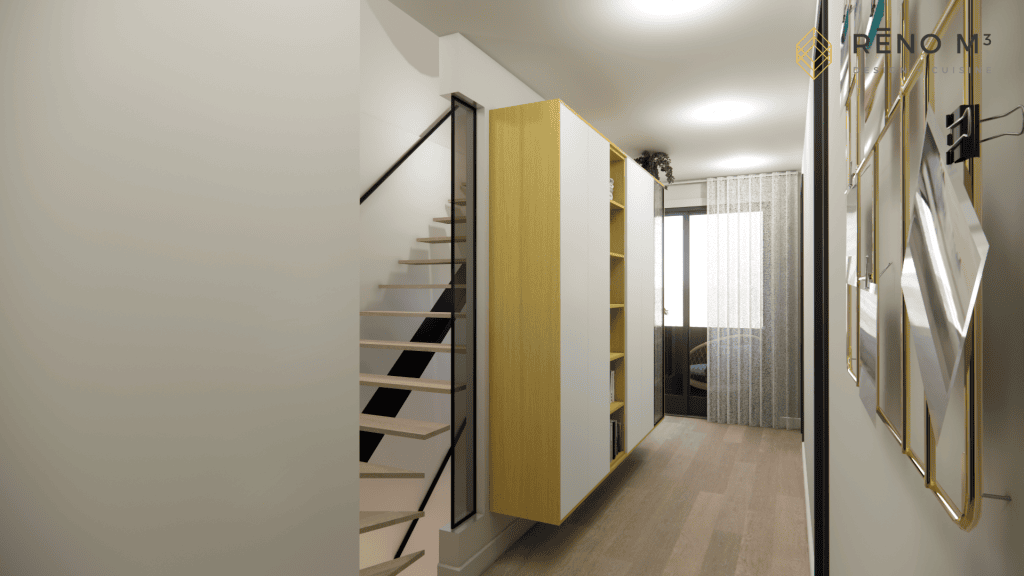 Immersive 3D Architectural Transformation – Major Duplex Expansion into a Single-Family Home in Villeray, Montreal