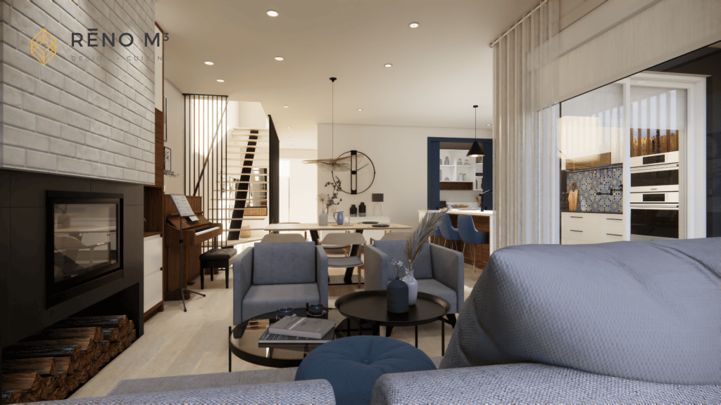 Immersive 3D Architectural Transformation – Major Duplex Expansion into a Single-Family Home in Villeray, Montreal