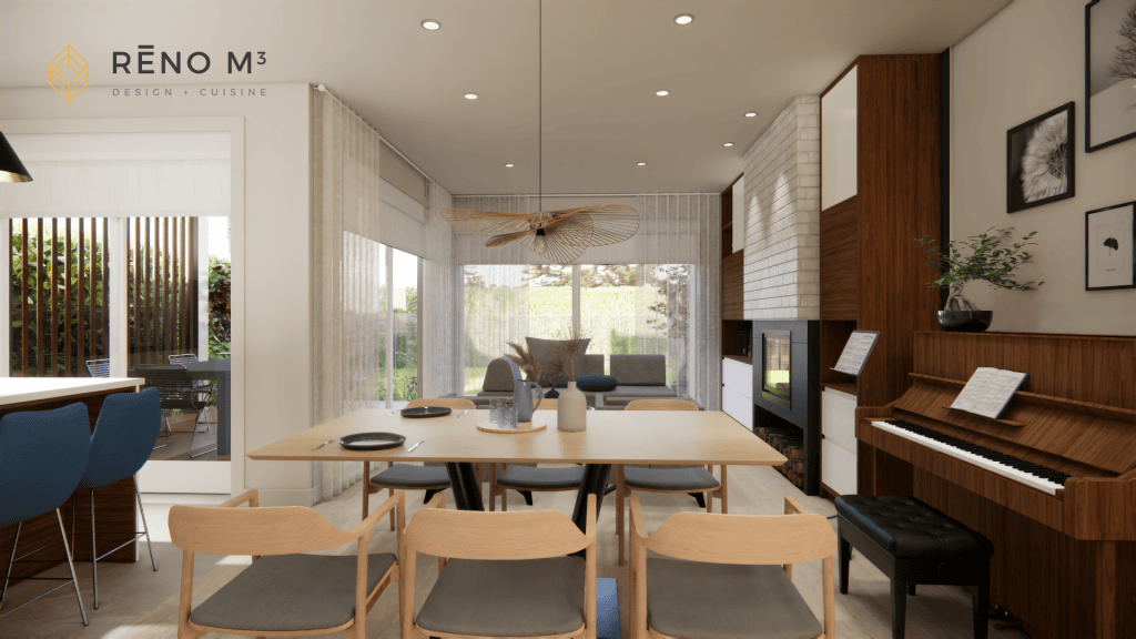 Immersive 3D Architectural Transformation – Major Duplex Expansion into a Single-Family Home in Villeray, Montreal