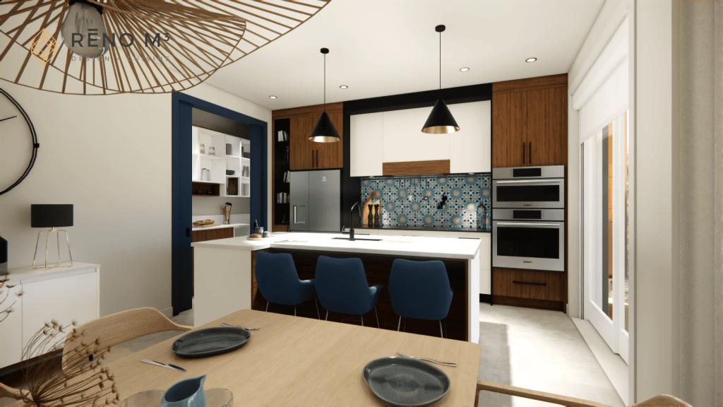 Immersive 3D Architectural Transformation – Major Duplex Expansion into a Single-Family Home in Villeray, Montreal